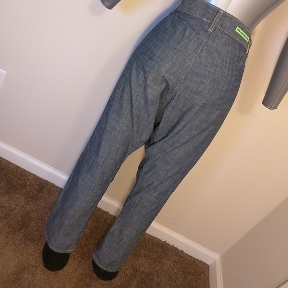 BOGO 🆓! Pray For Mother Nature Chambray Trousers - Picture 7 of 8